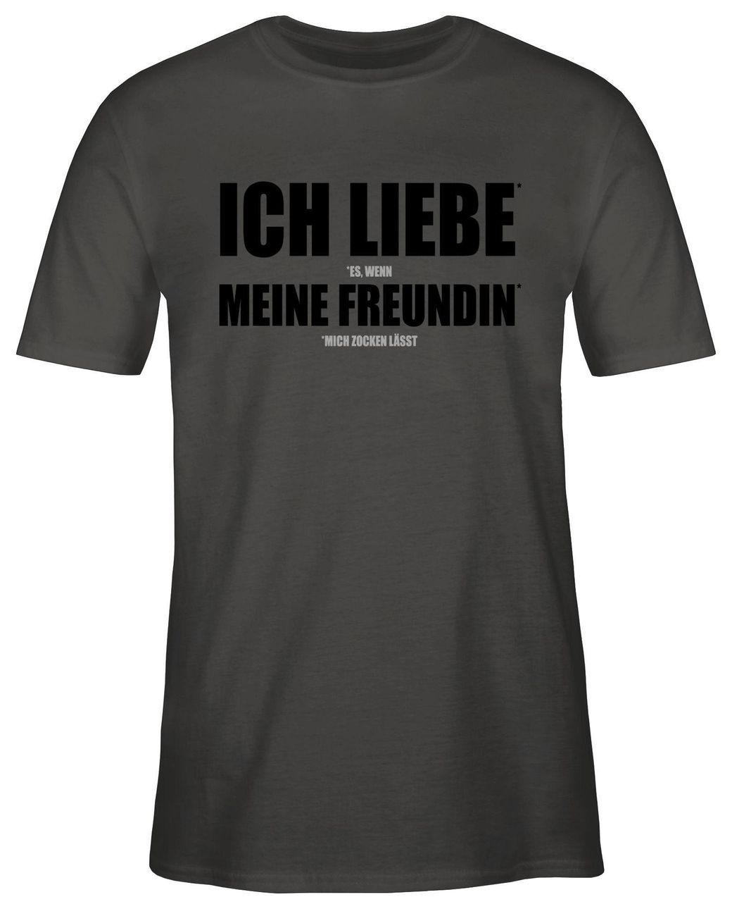 Shirtracer T-Shirt Ich liebe meine Freundin Zocken in Schwarz für Herren |  Lyst DE