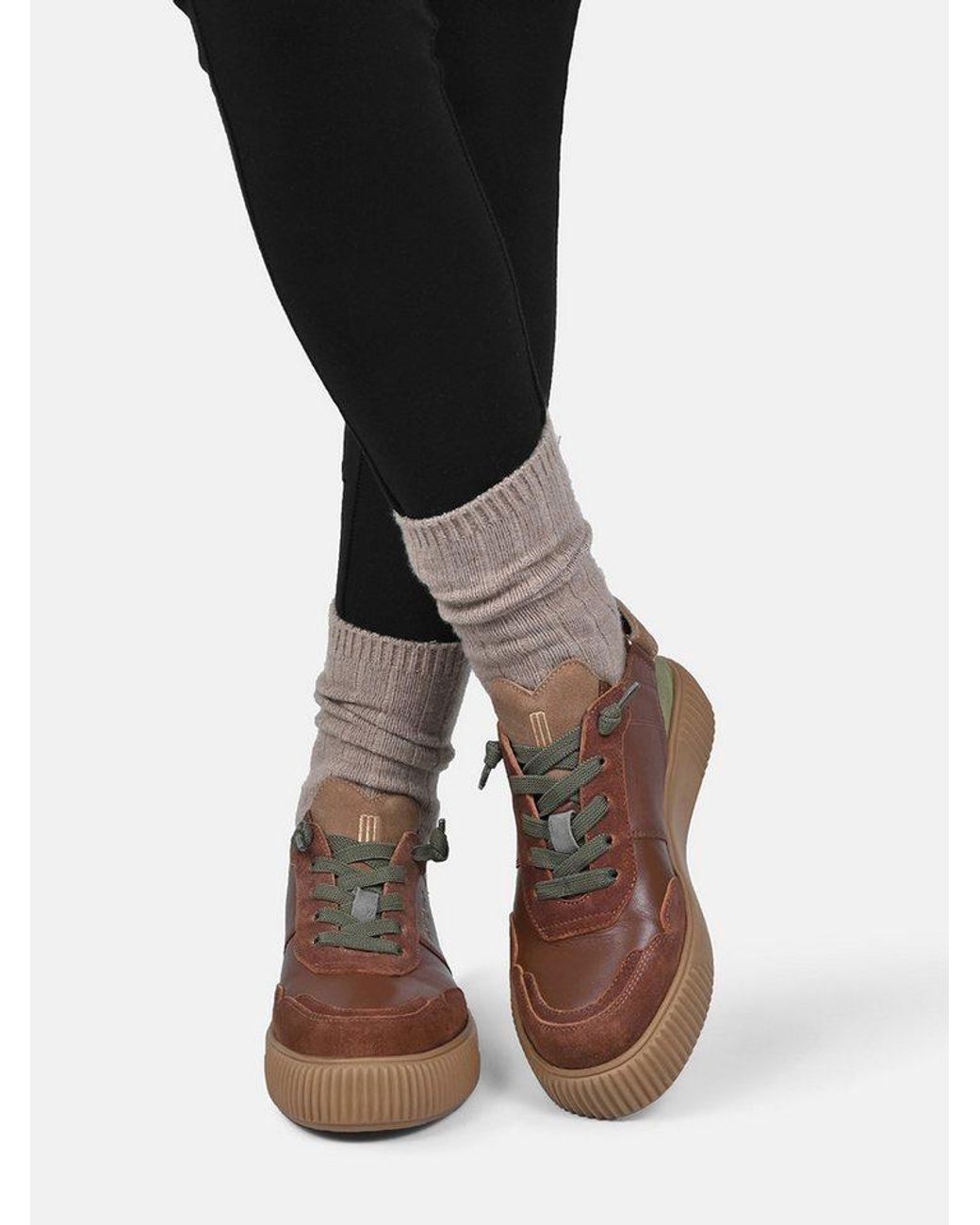 CRICKIT Brown Paria Sneaker