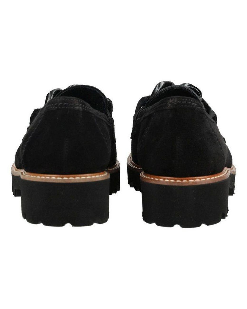 Gabor Black Slipper Veloursleder Slipper