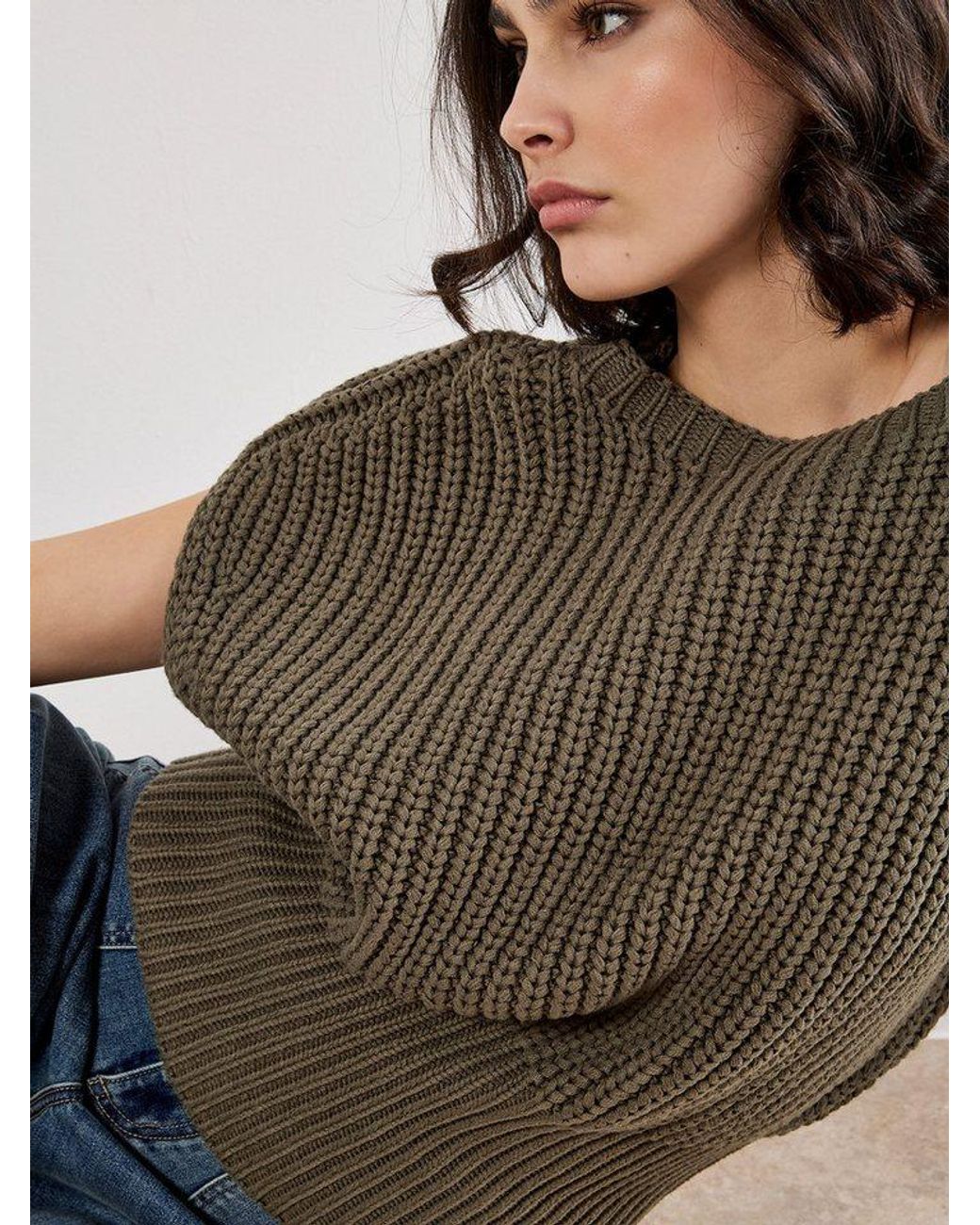 Apricot Brown Pullunder Pullunder