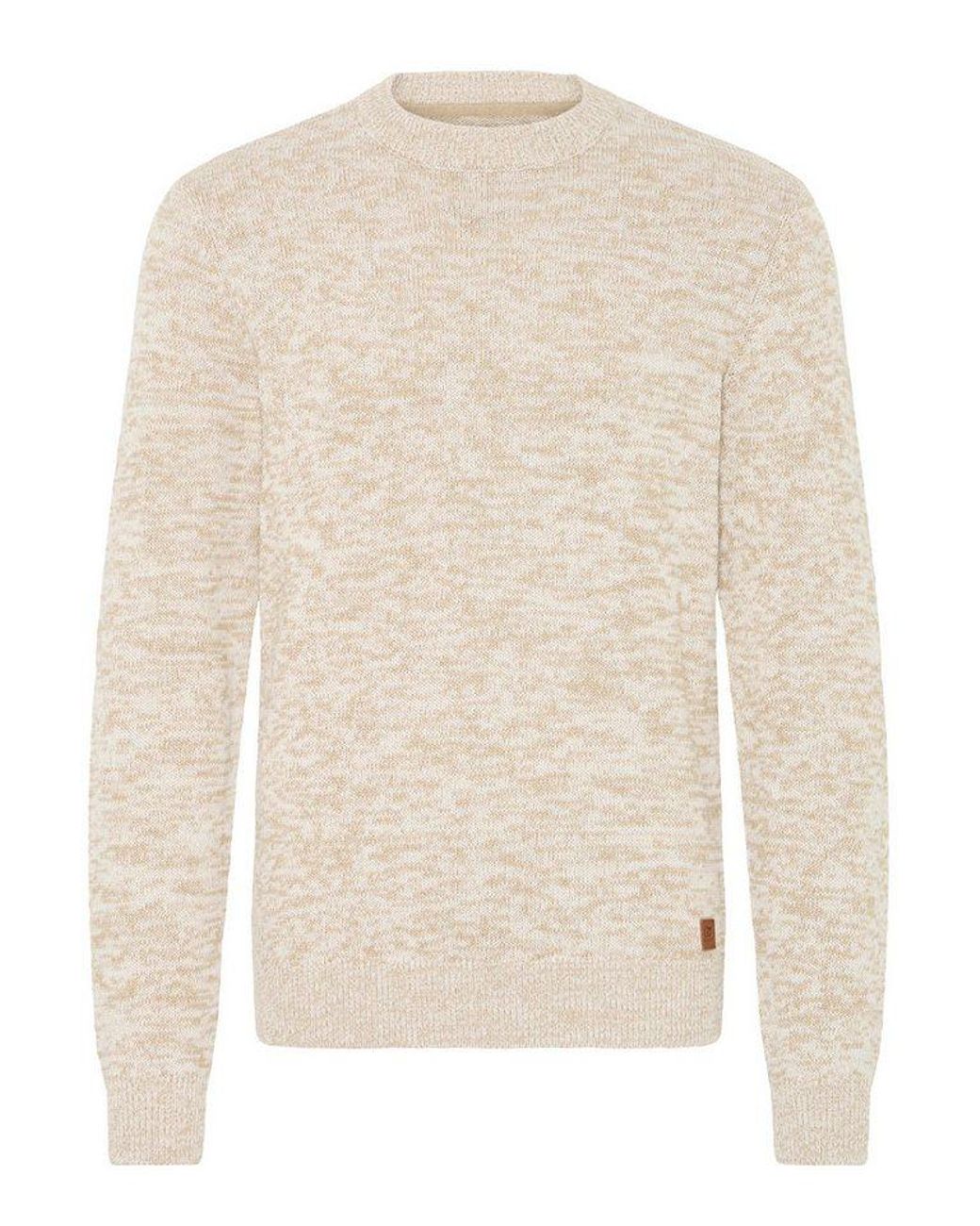 Blend Strickpullover Bhdanno Klassischer Grobstrickpullover in Natural für Herren