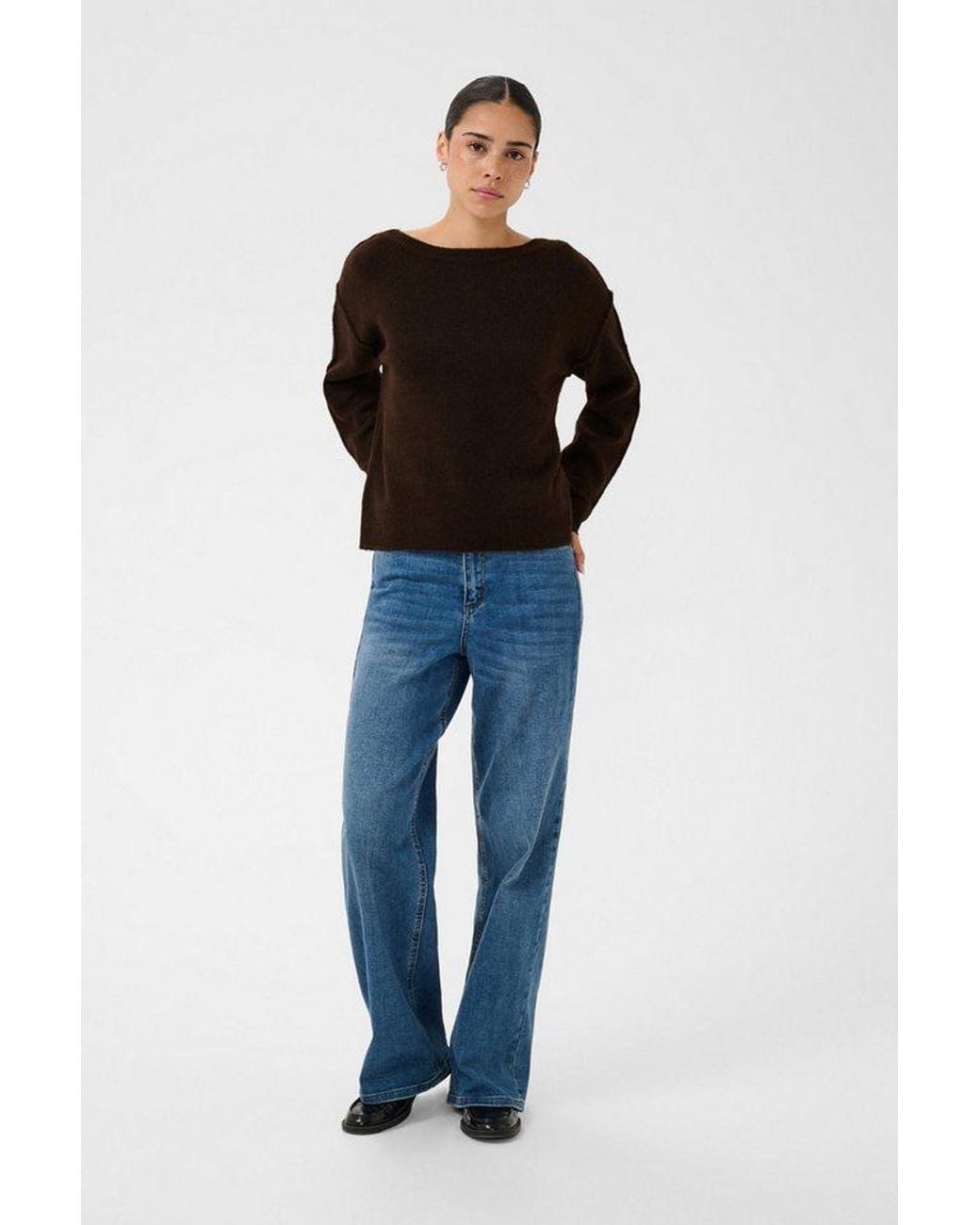 Kaffe Black Strickpullover Strickpullover Kairis