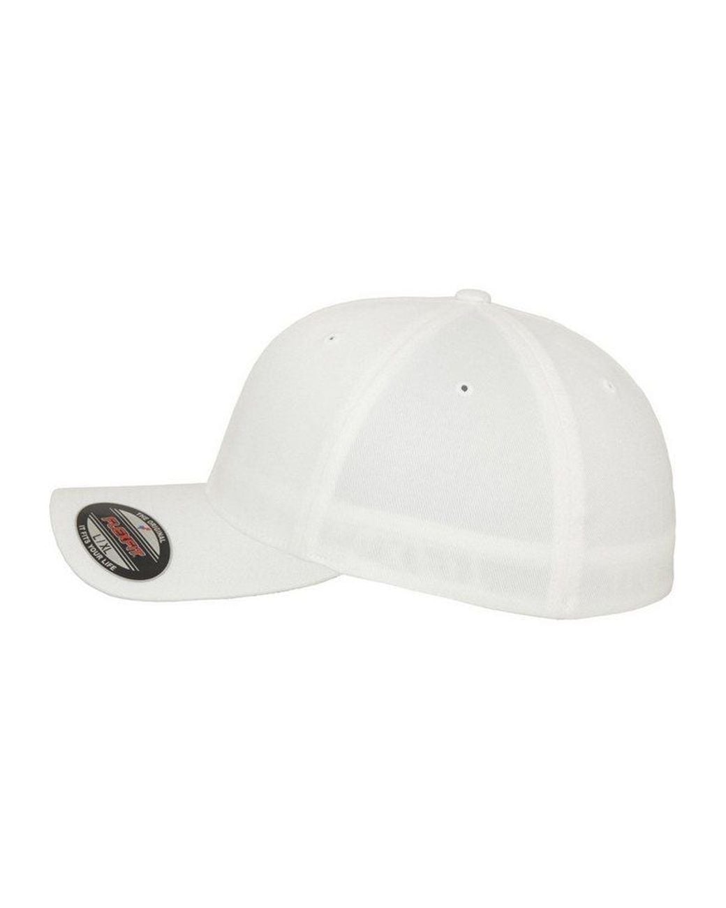 Flexfit White Flex Cap Combed
