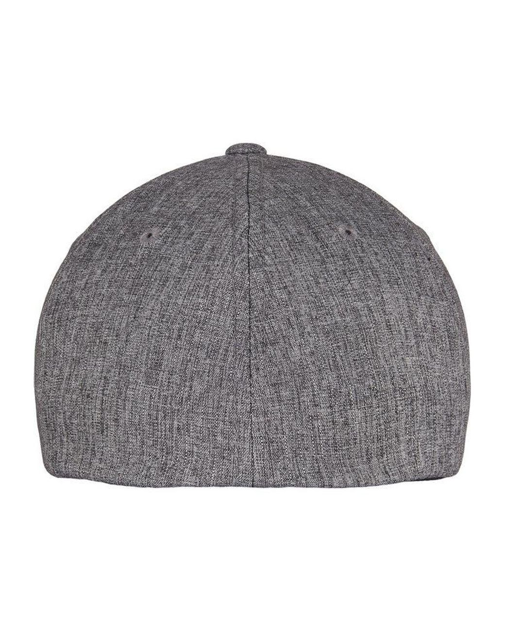 Flexfit Gray Flex Cap Heatherlight Cap