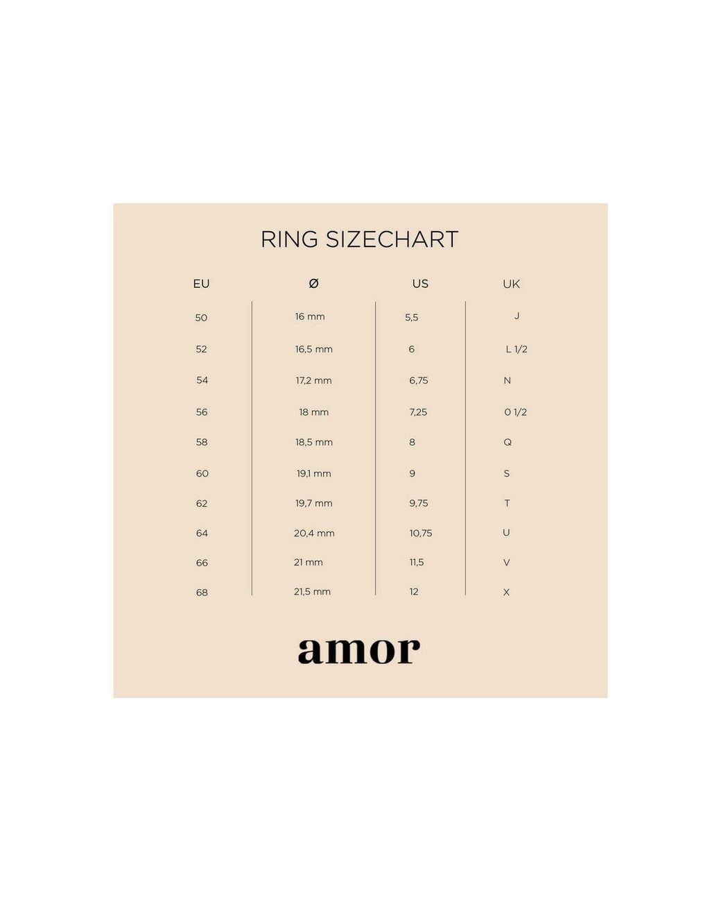 Amor Black Silberring Ring (Ring, 1-Tlg)