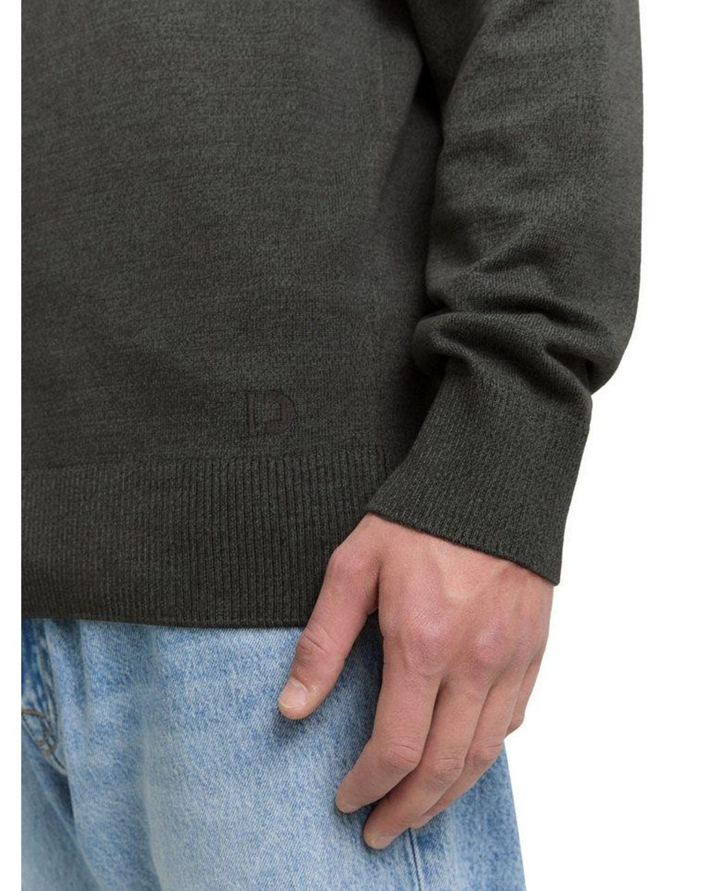 Tom Tailor Strickpullover in Gray für Herren