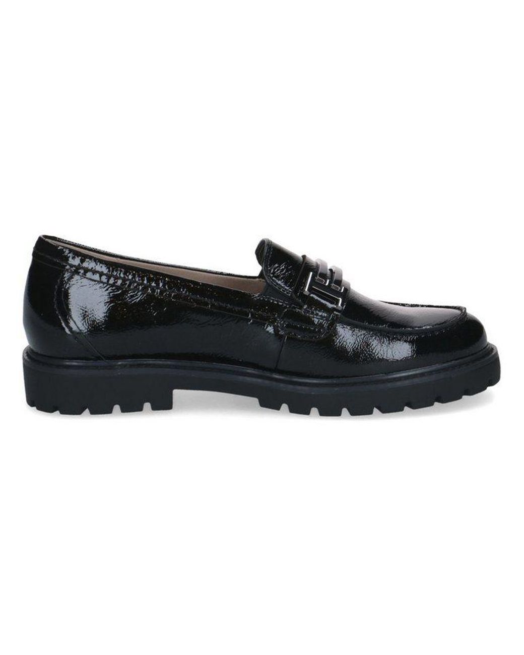 Caprice Black Slipper Leder Slipper