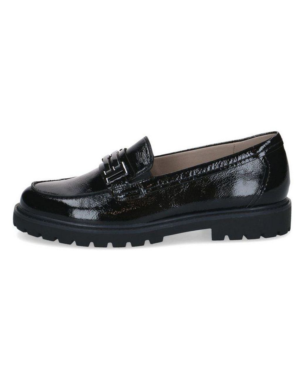 Caprice Black Slipper Leder Slipper