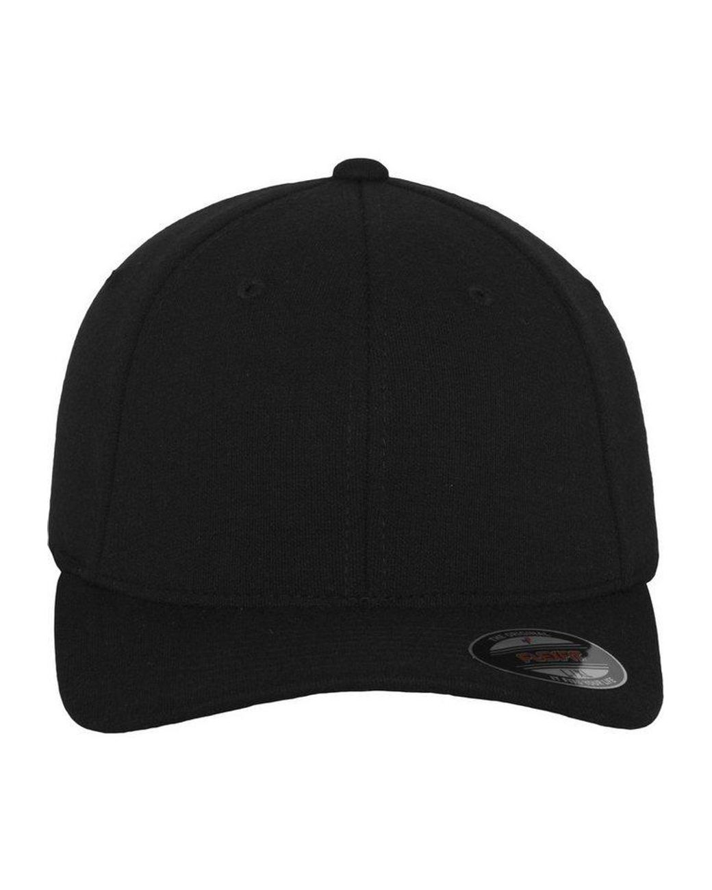 Flexfit Black Flex Cap Double Jersey