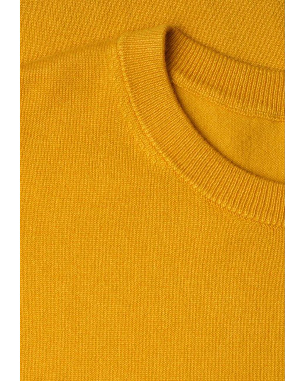 Street One Yellow Kurzarmpullover Softe Viskose