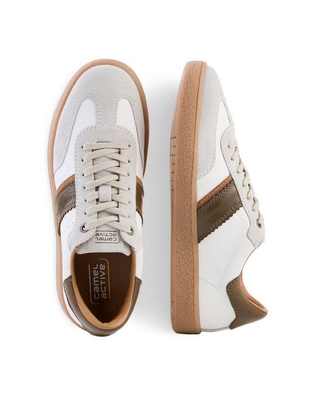 Camel Active Mit Farbigen Designelementen Sneaker in White für Herren