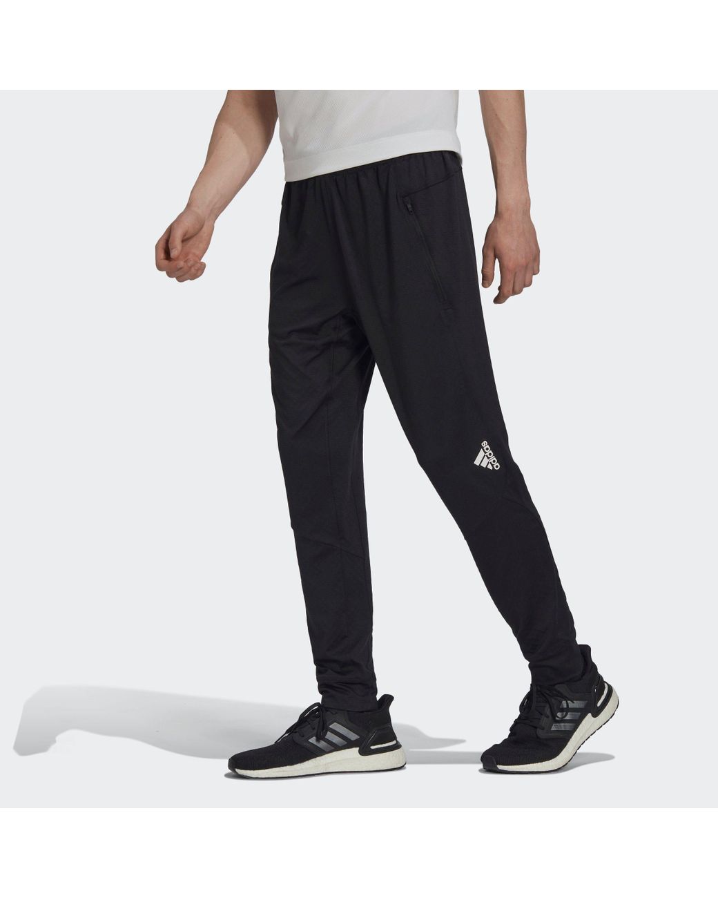 Inleg Ondergedompeld feit adidas Originals Sportbroek D4t Workout Warme Broek in het Zwart voor heren  | Lyst NL