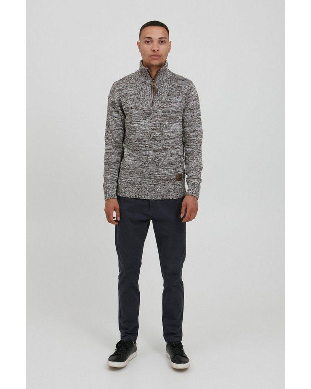 Solid Troyer Sdphilostrate Strickpulli in Gray für Herren
