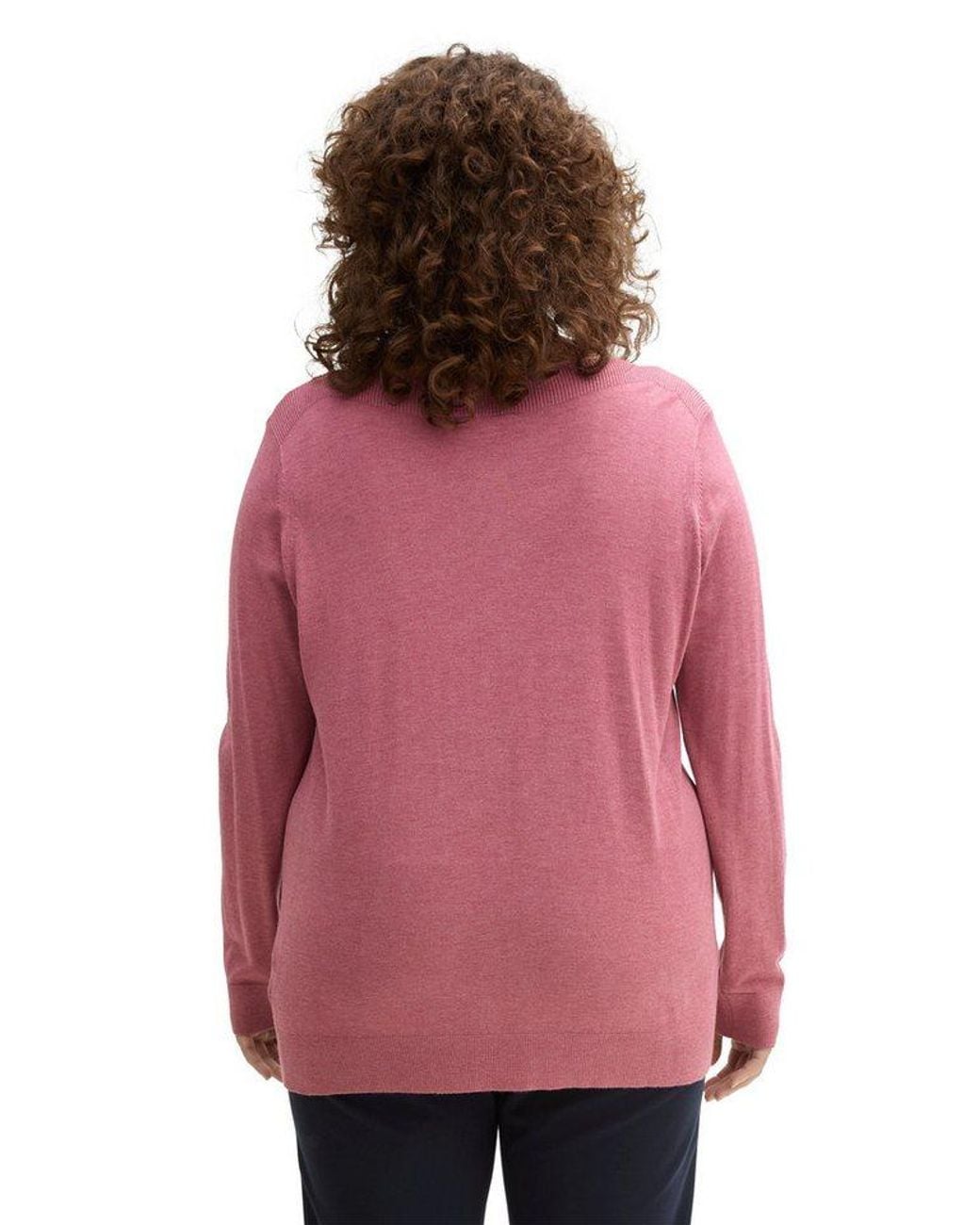 Tom Tailor Red Strickpullover Mit U-Boot Ausschnitt