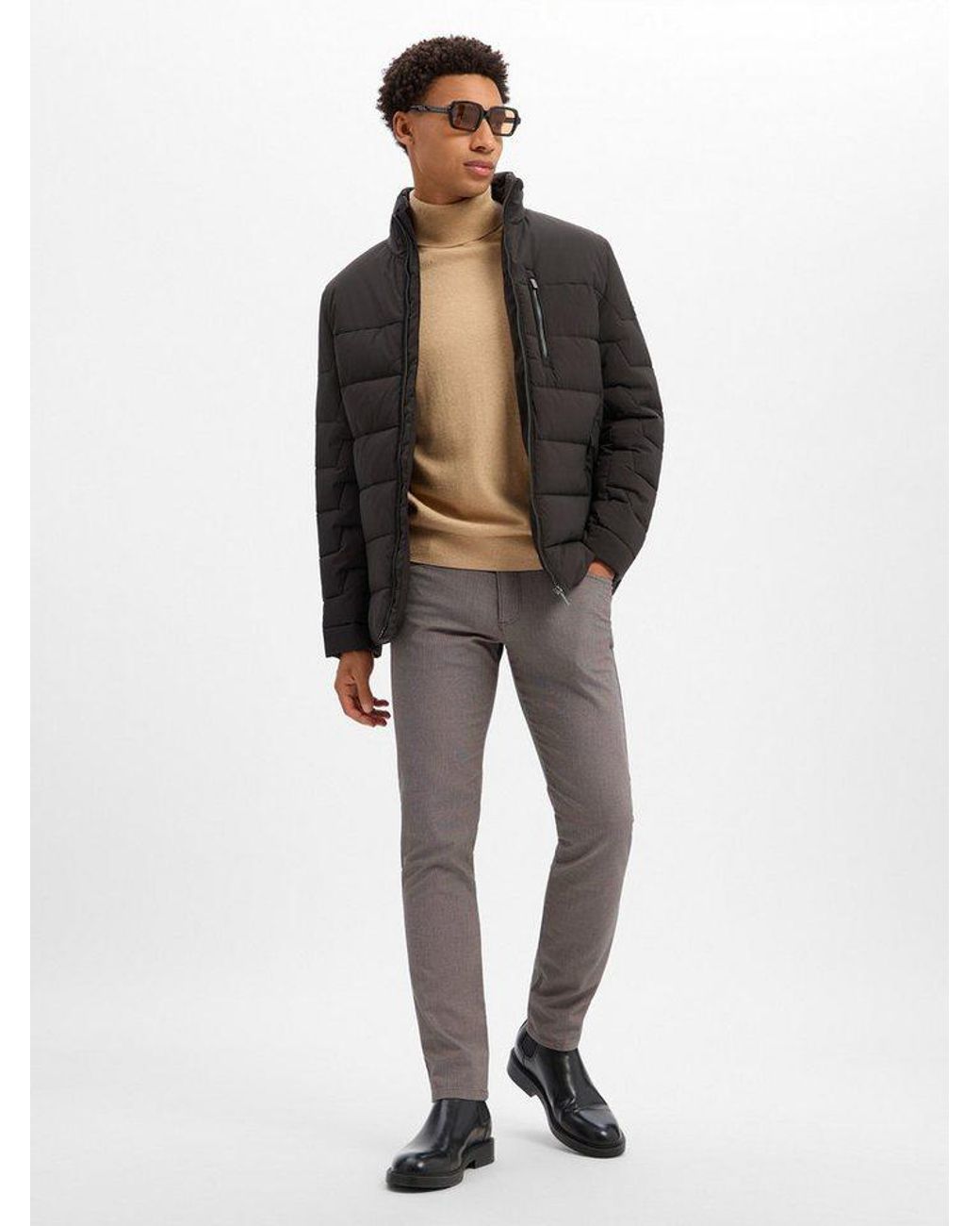 Bugatti Winterjacke in Black für Herren