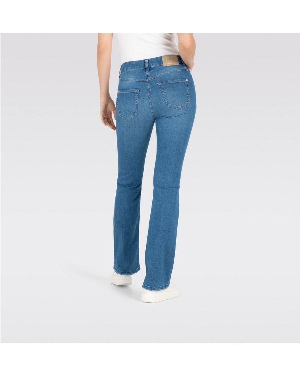 M·a·c Blue Bootcut-Jeans Boot