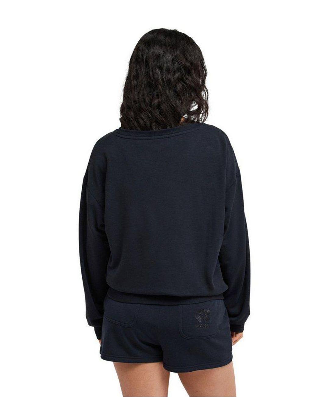 Roxy Blue Fleecepullover Surfing By Moonlight