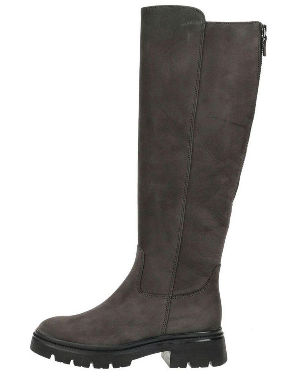 Gabor Gray Stiefel Nubukleder Stiefel