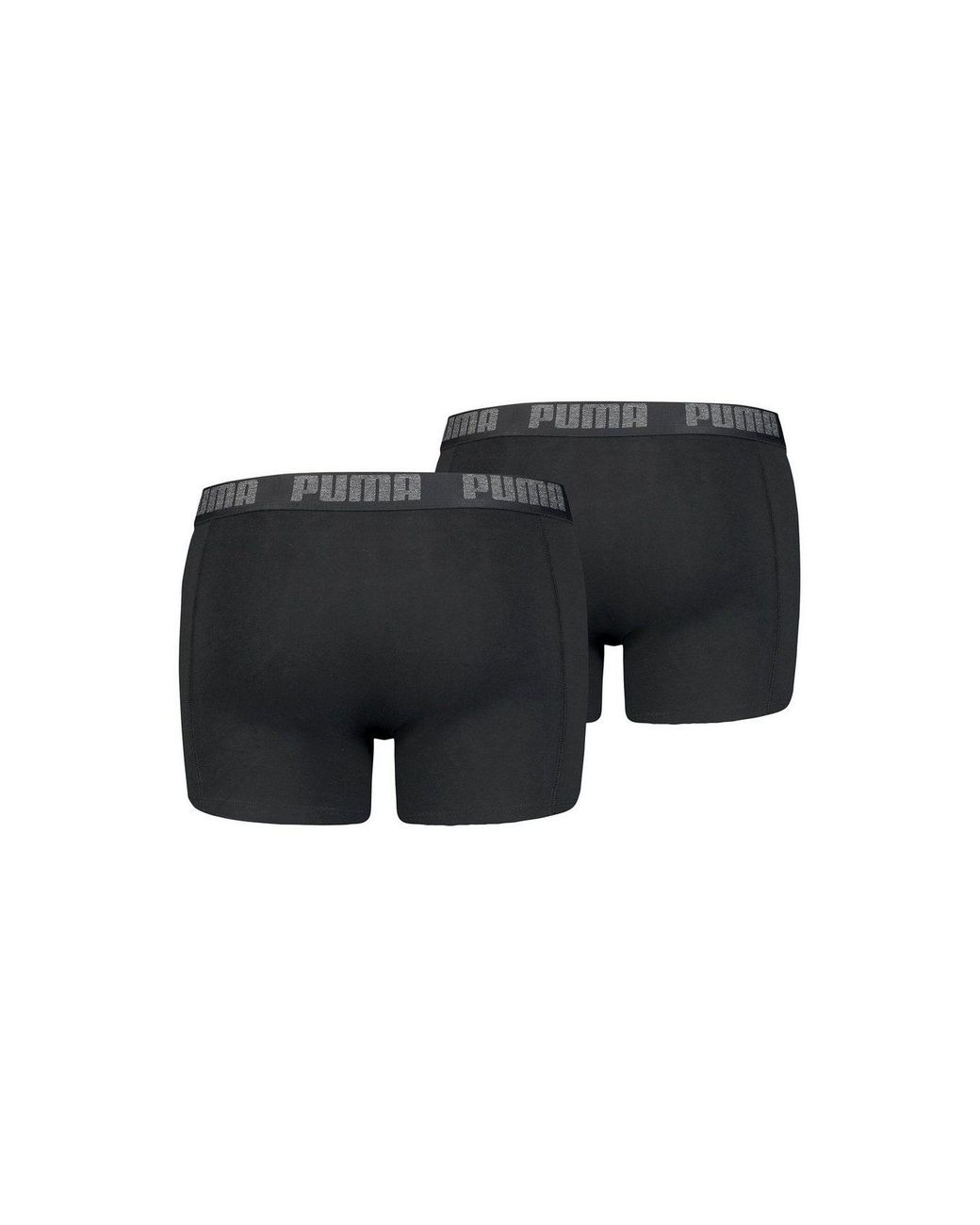 PUMA Boxershorts Basic Boxer 2P in Black für Herren