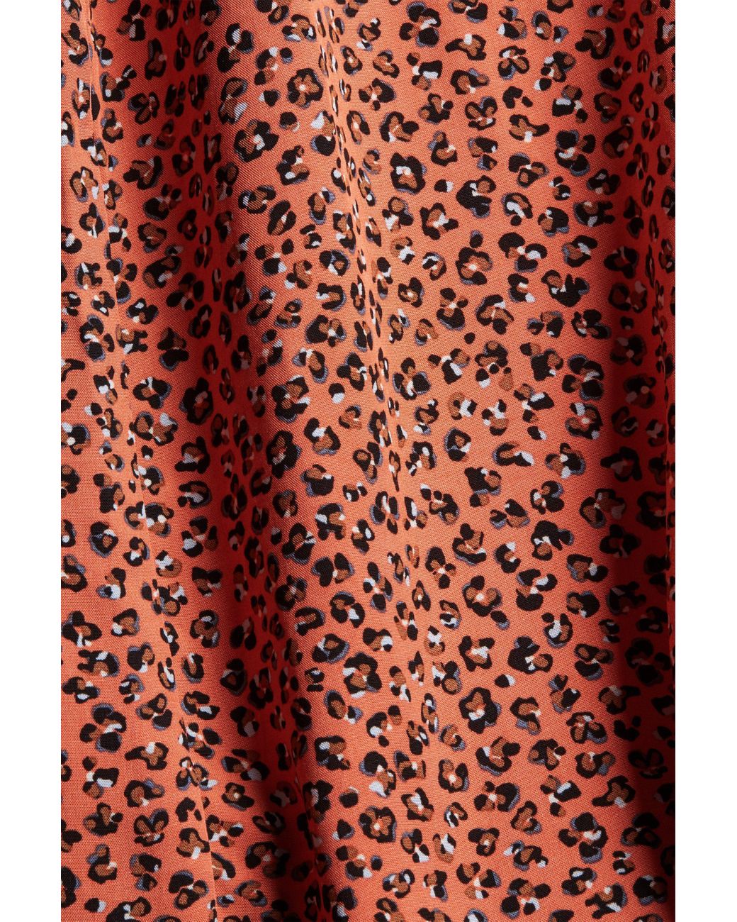 Esprit Klassische Bluse mit Leo-Print in Orange | Lyst DE