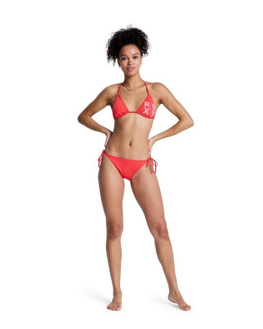 Roxy Red Triangel-Bikini Solid Essentials Ts Set