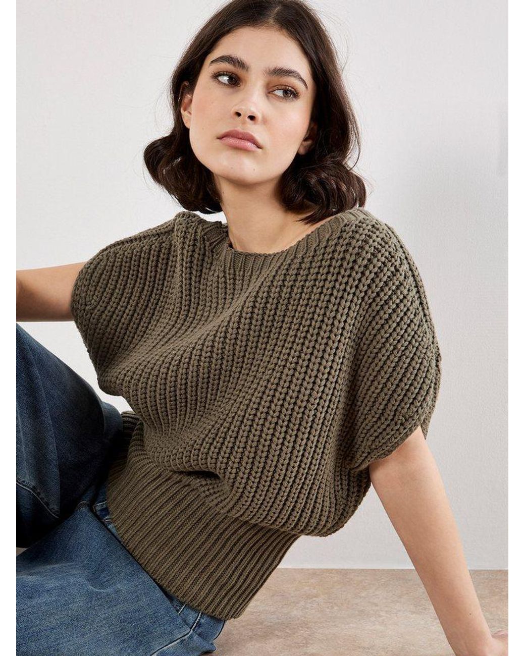 Apricot Brown Pullunder Pullunder