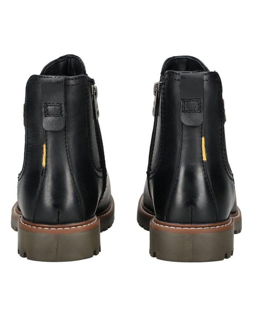 Camel Active Black Stiefelette Leder Stiefelette