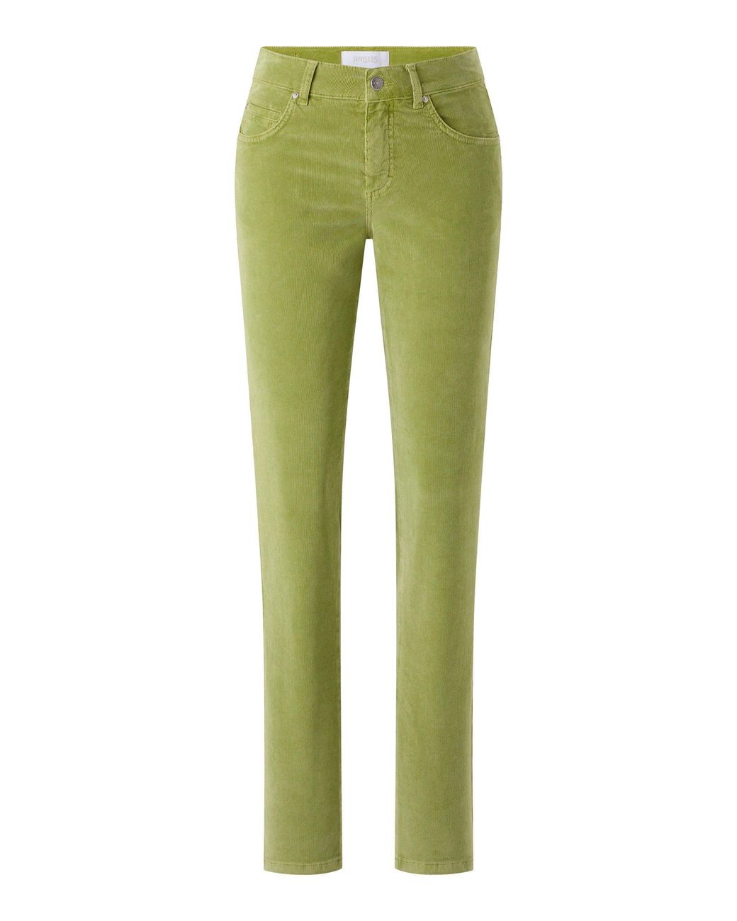 ANGELS Straight-Leg Jeans Cici in Coloured Cord mit Taschen in Grün | Lyst  DE