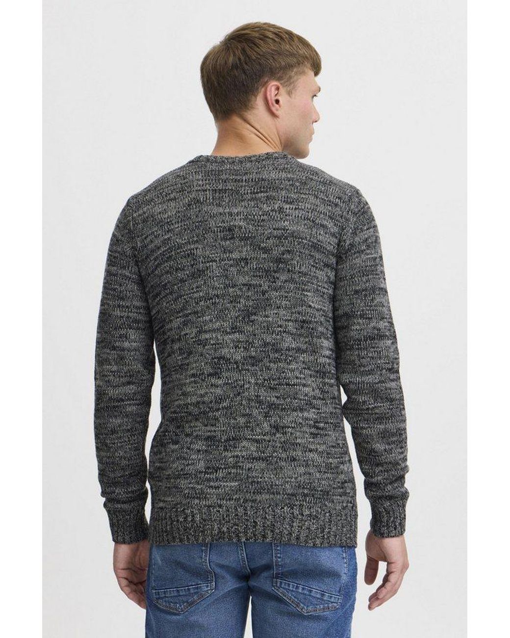 Solid Strickpullover Sdphilemon Strickpulli Mit Zopfstrickmuster in Gray für Herren