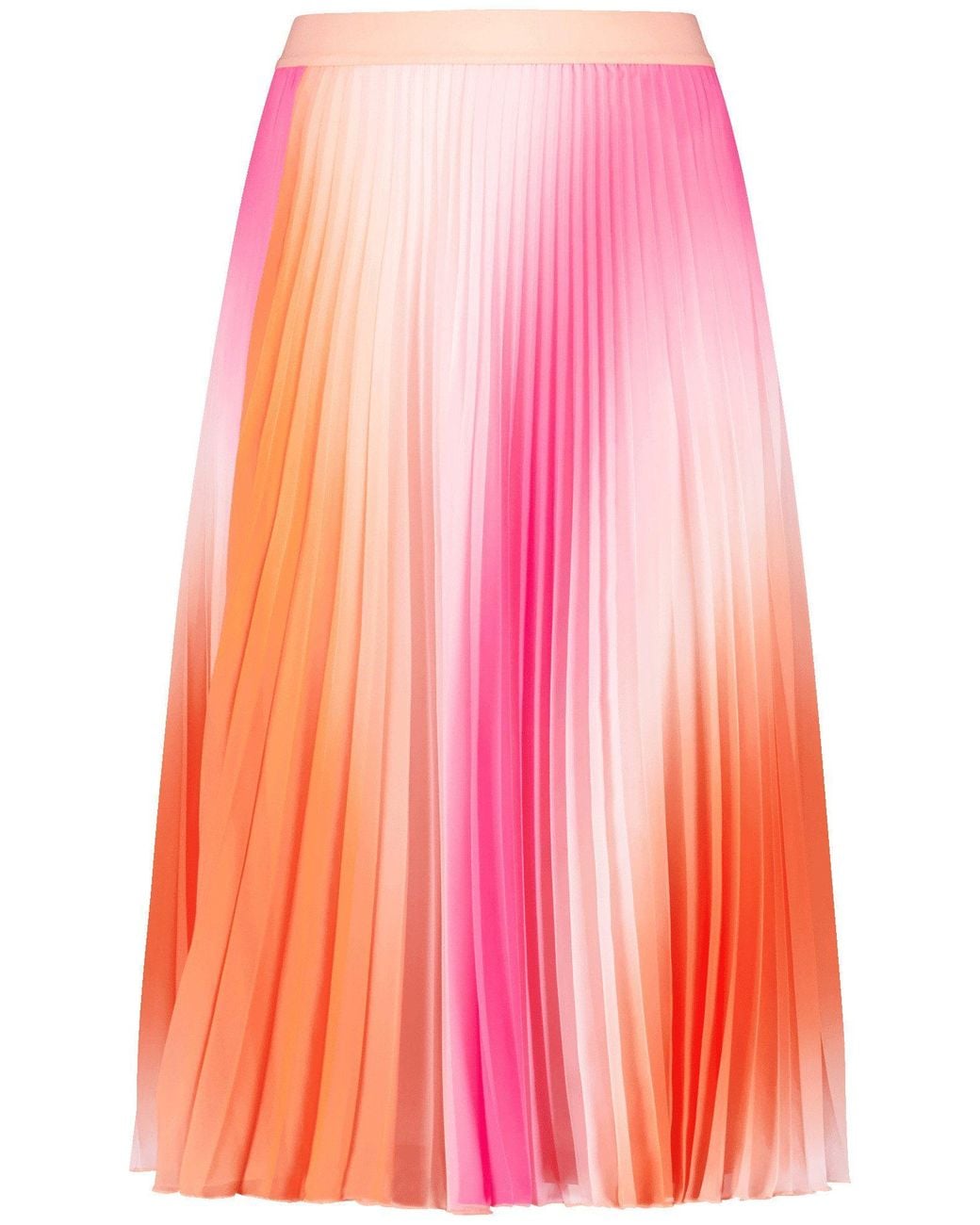 Gerry Weber Maxirock Plisseerock mit Farbverlauf in Pink | Lyst DE