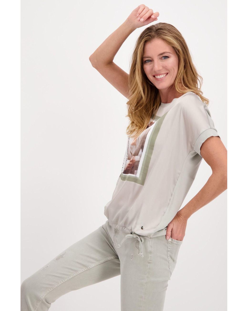 Lyst | in Monari Weiß Shirtbluse DE