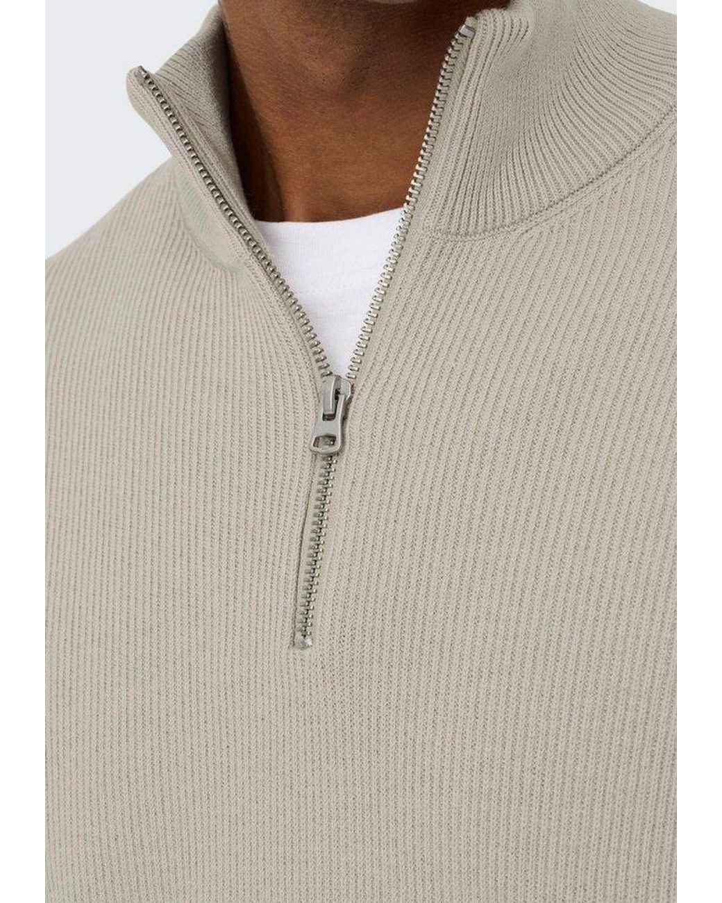 Only & Sons Strickpullover Os Knit in Natural für Herren