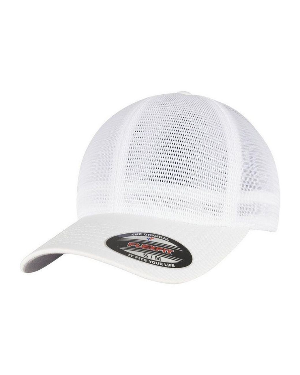 Flexfit White Flex Cap 360 Omnimesh Cap