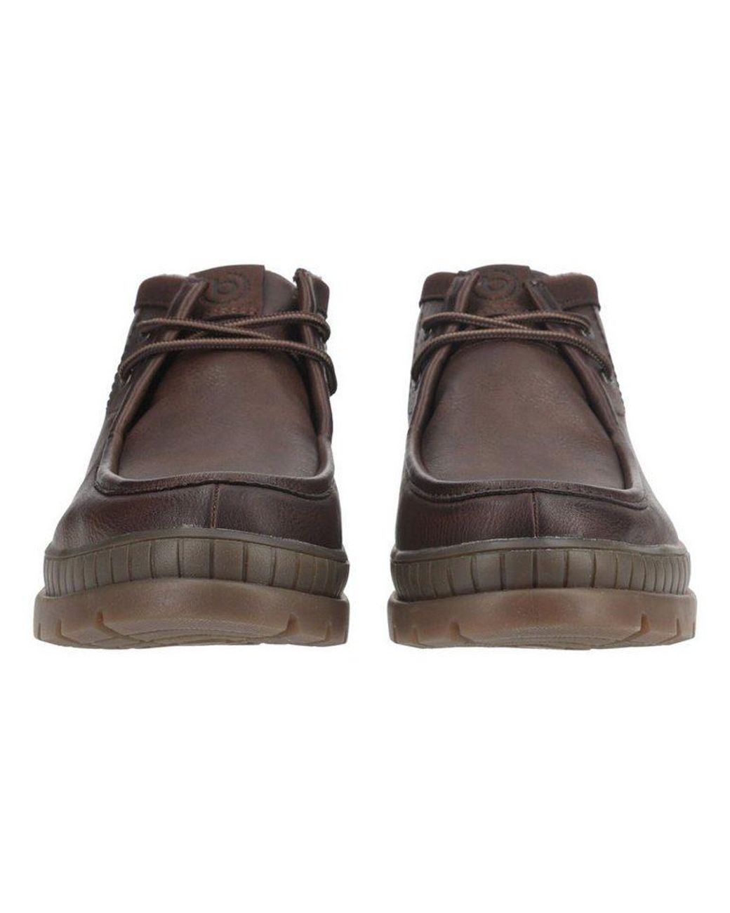 Bugatti Stiefelette Lederimitat Schnürstiefelette in Brown für Herren