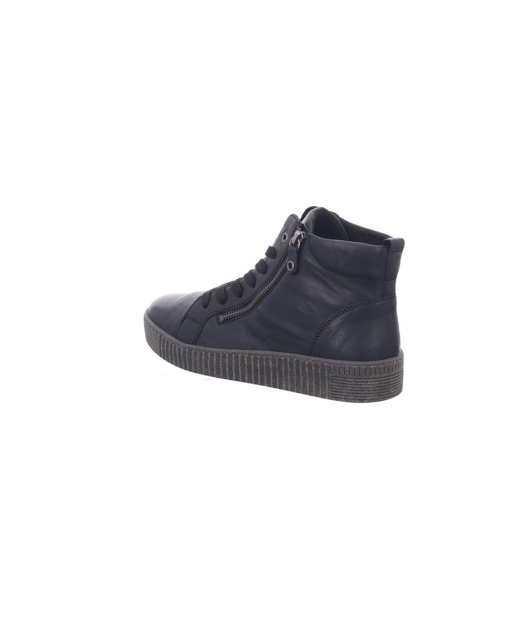 Gabor Black Sneaker Midcut