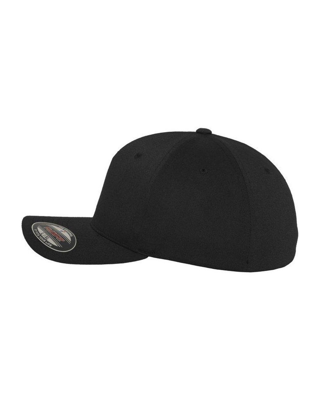 Flexfit Black Flex Cap 5 Panel