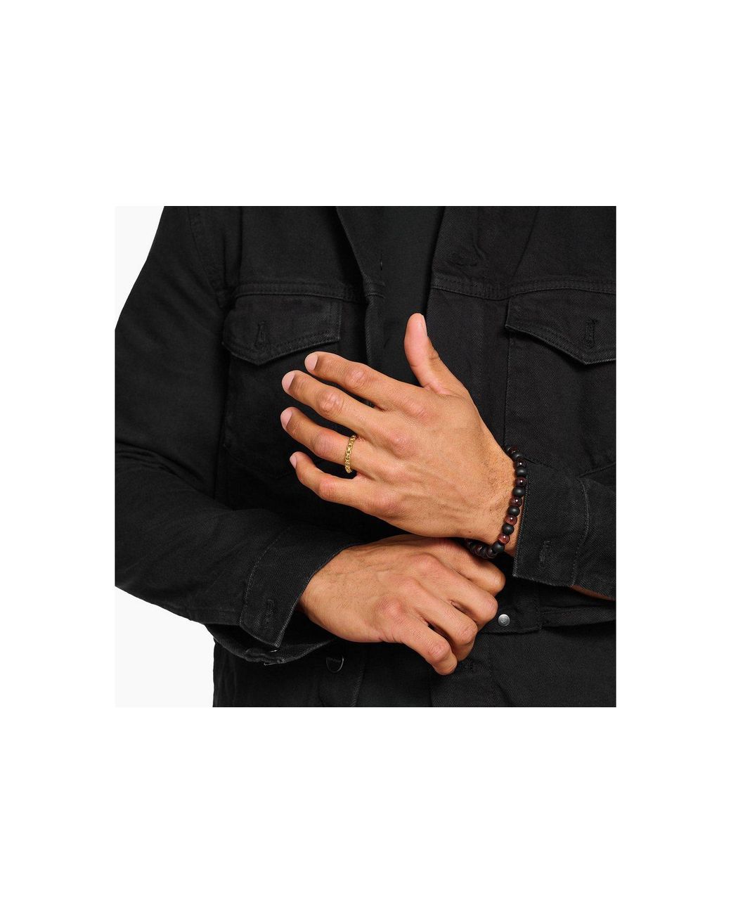 Thomas Sabo Metallic Fingerring Box Chain-Ring