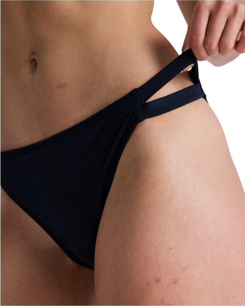 Roxy Blue Bikini-Hose Solid Essentials Classic