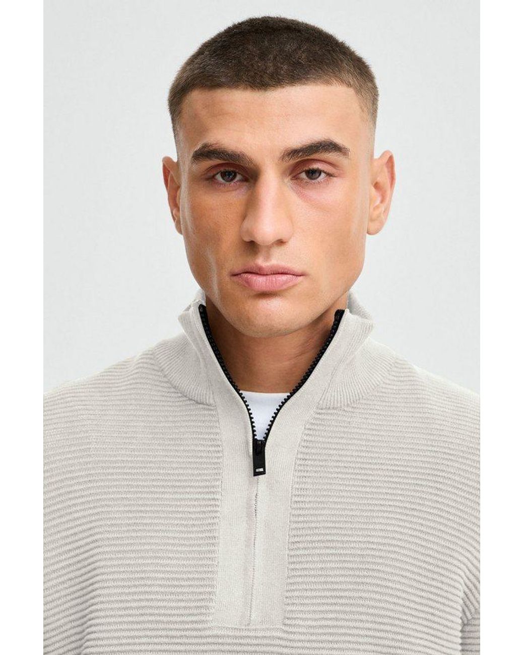Solid Troyer Sdvalencia Modischer Pullover in White für Herren