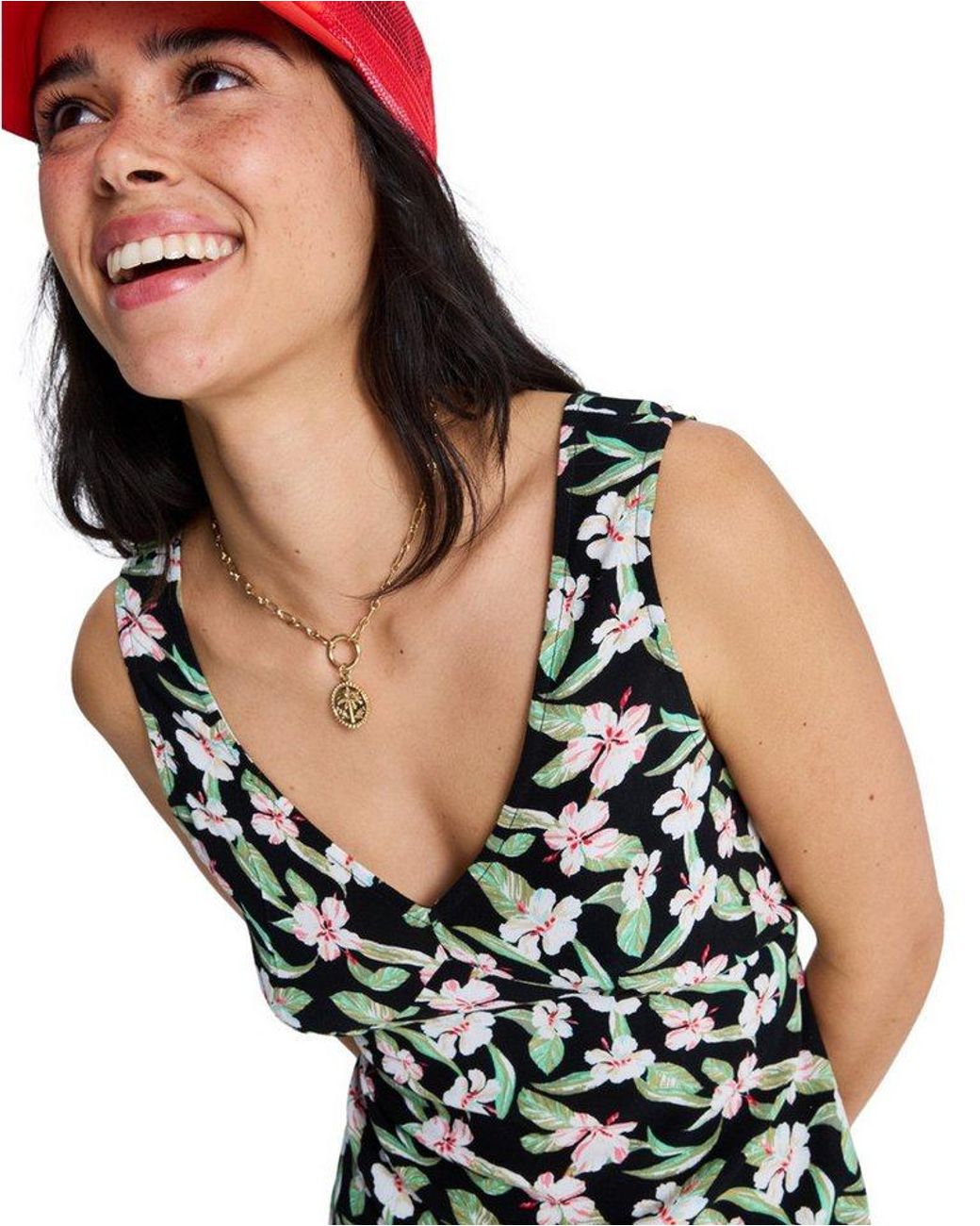 Roxy Black Strickkleid Free Spirits Mini
