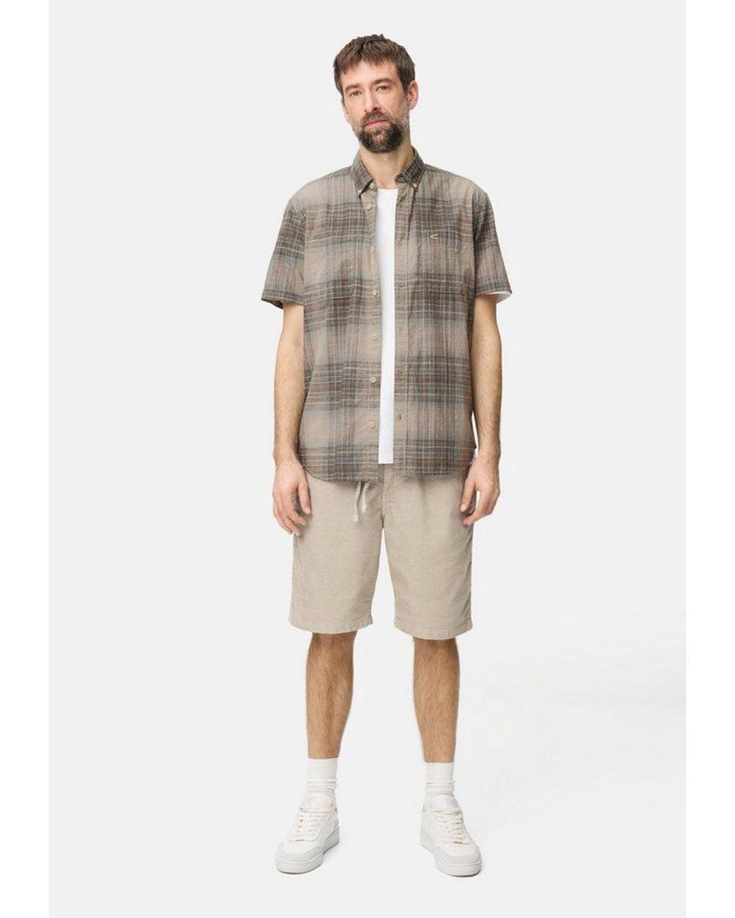 Camel Active Kurzarmhemd Mit Brusttaschen Kurzarm Button-Down in Brown für Herren