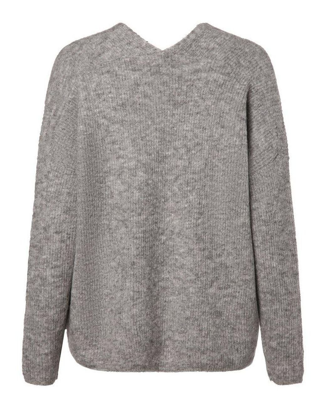 Mos Mosh Gray Strickpullover Mmthora