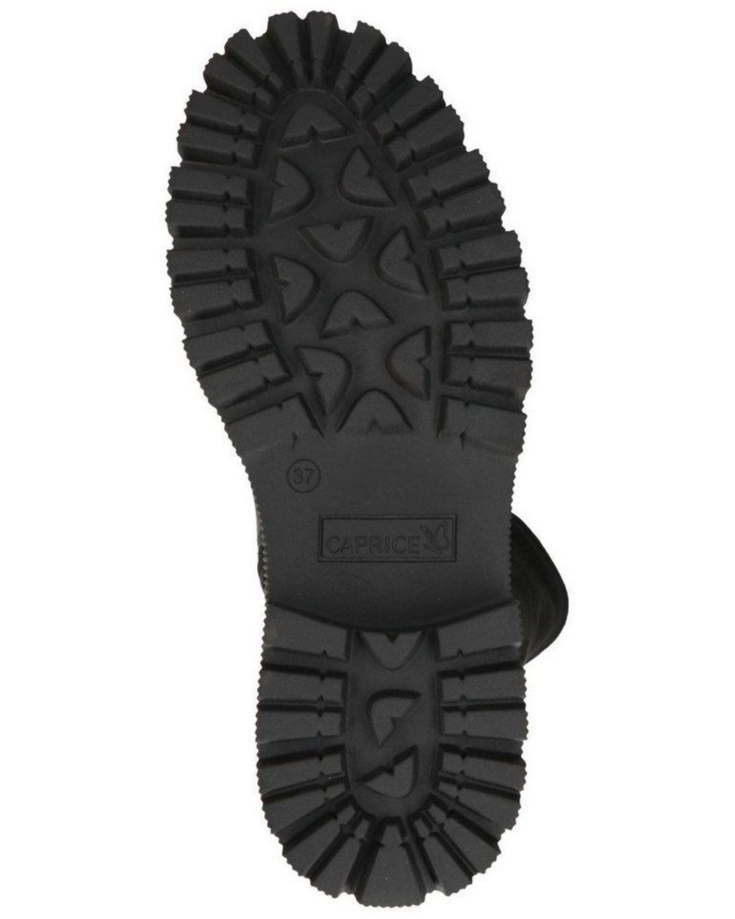Caprice Black Stiefel Leder/Textil Stiefel