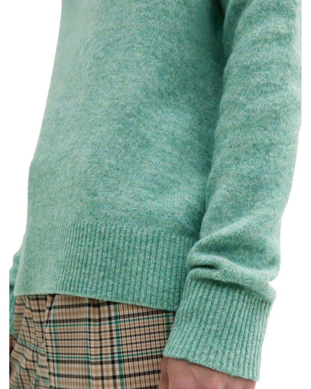 Tom Tailor Green Strickpullover Mit Extra Langen Ärmeln