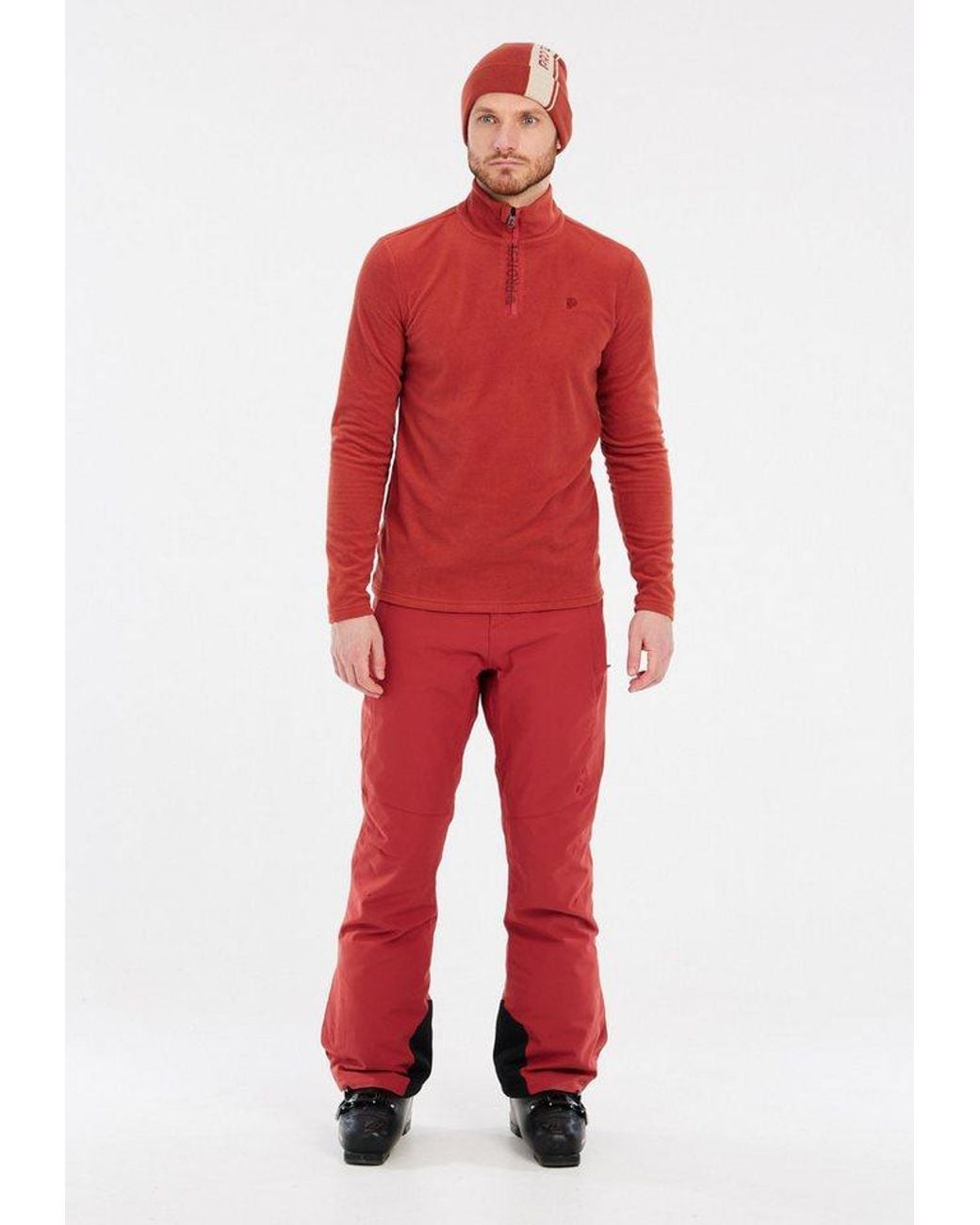 Protest Longpullover Perfecto (1-Tlg) in Red für Herren