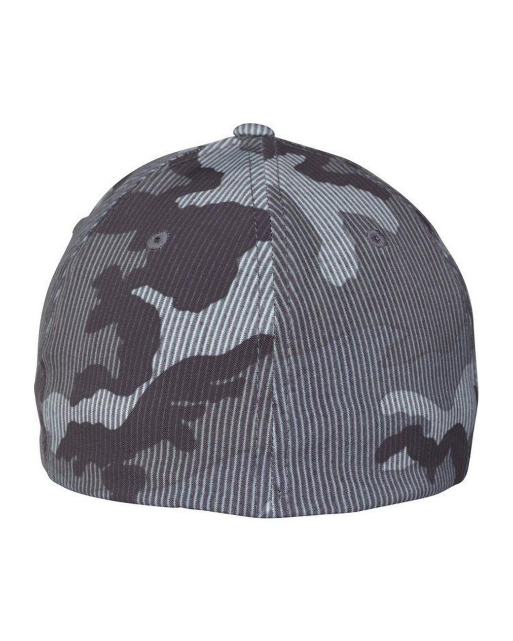 Flexfit Blue Flex Cap Camo Stripe Cap