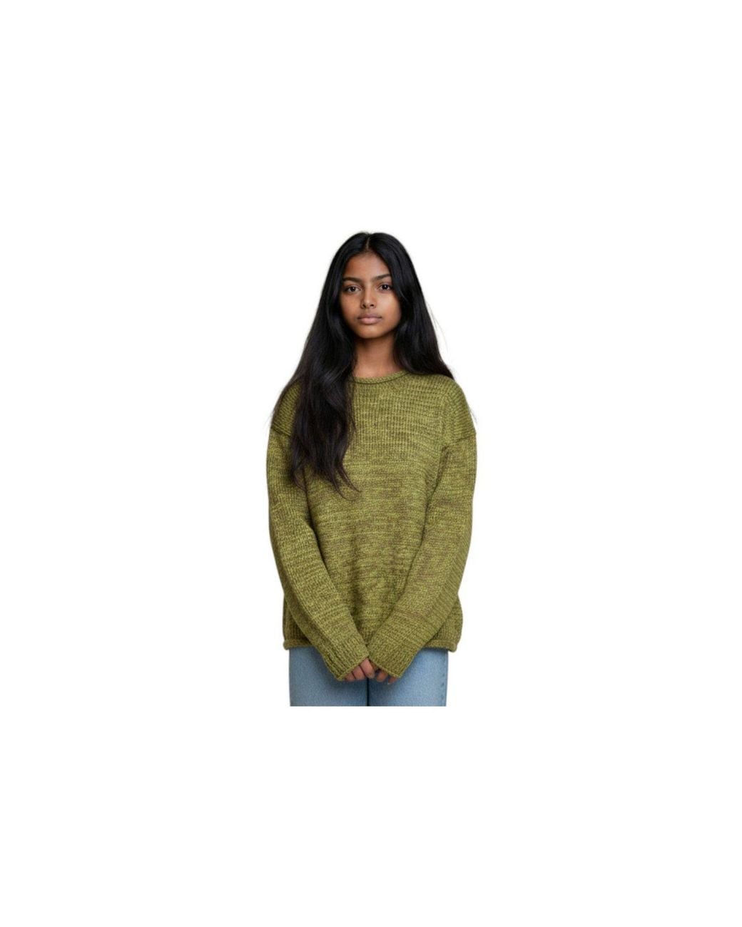 THC Natural Line Green Strickpullover Thc Schafwoll Strickpullover 720 (1 Stück, 1-Tlg. 1 Stück) Weiche Schurwolle