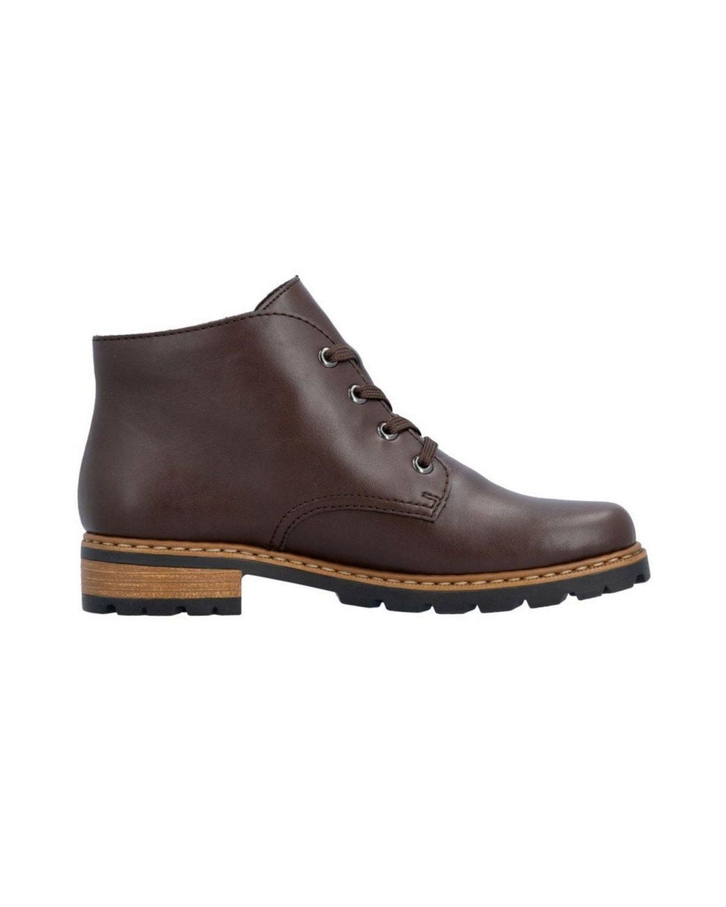 Rieker Black Z9310-25 Stiefelette Knöchelhoher Stiefel Mit Klassischer Schnürung