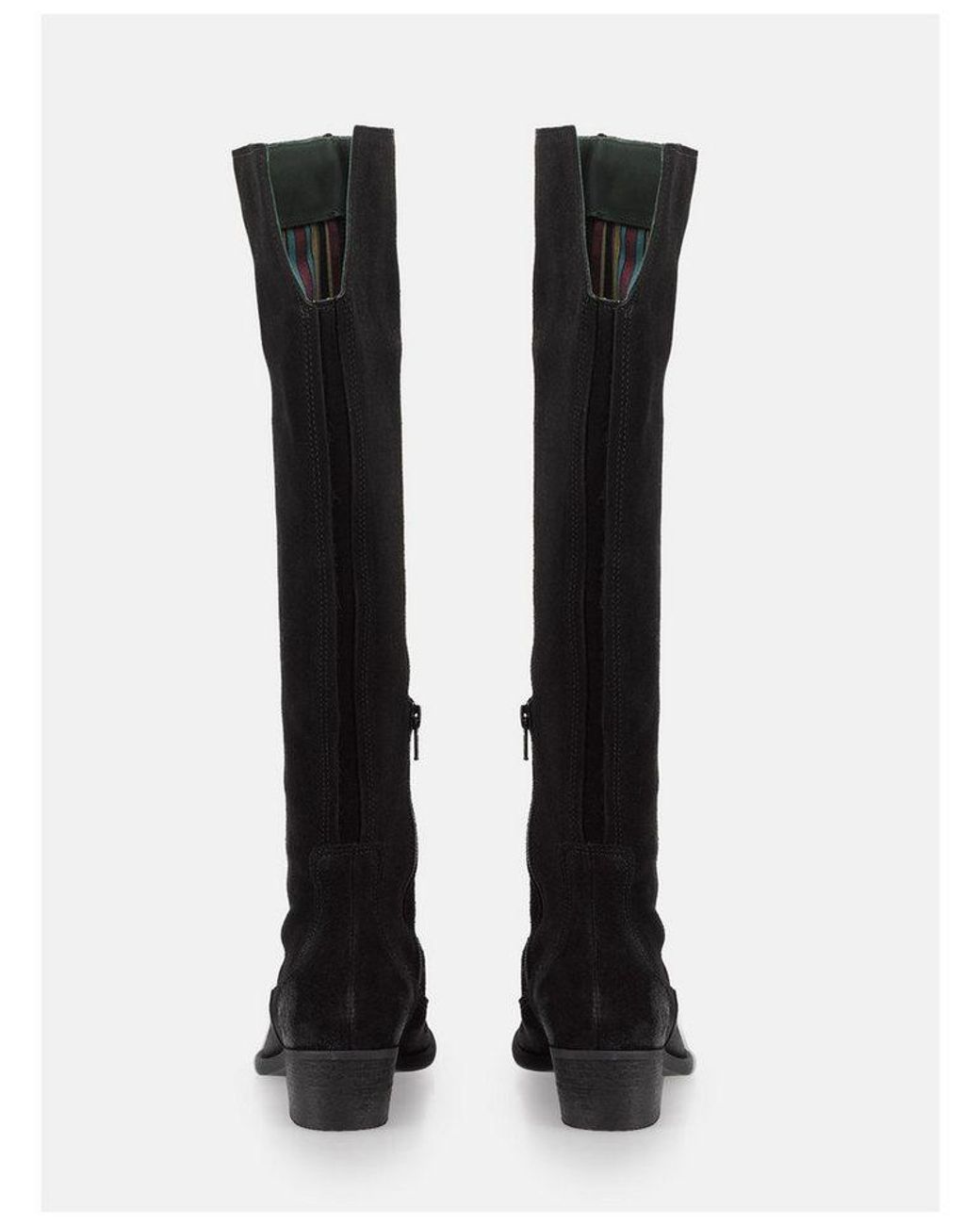 Felmini Black Stiefel Leder Stiefel
