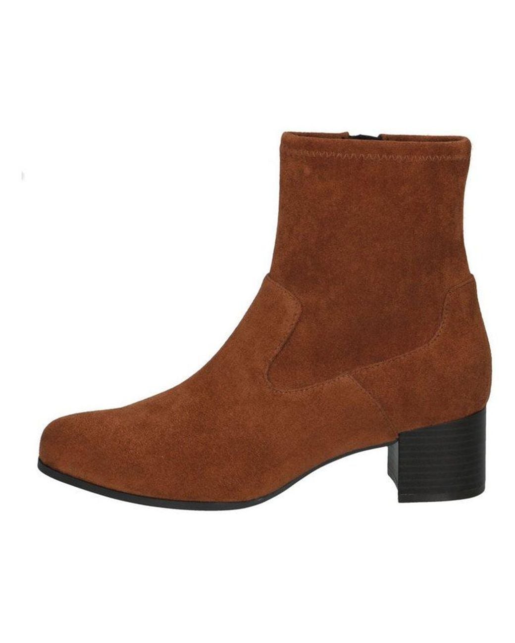 Caprice Brown Stiefelette Veloursleder Stiefelette